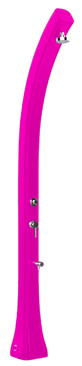 Doccia Solare da Giardino 28L Miscelatore Temporizzato e Lavapiedi Arkema Happy Beach Fuxia sconto
