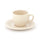 Set 6 Tazzine da caffè in Gres Kaleidos Avorio