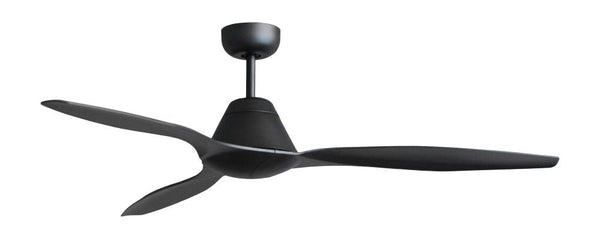 sconto Ventilatore da Soffitto con 3 Pale in Abs Ø132 cm 3 Velocità Martec Triumph Nero