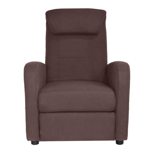 Poltrona Relax Reclinabile Manuale in Tessuto Marta Marrone acquista