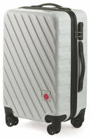 Set 2 Valigie Trolley Rigide in Policarbonato 4 Ruote TSA Soriani Bianco