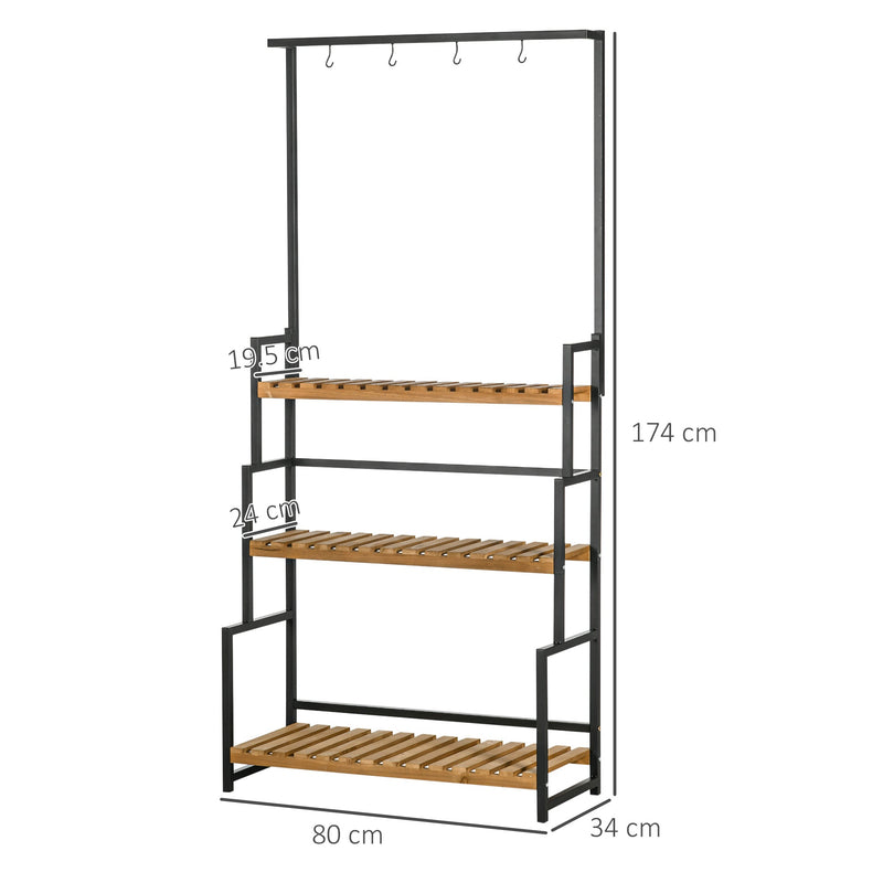 Supporto Per Piante Alto A Forma Di Cuore: Scaffale Metallico 2 Livelli Con Luci LED Per Interni - 2