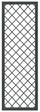 Set 2 Tralicci Fissi con Cornice per Giardino Verdemax 180x60 cm in Metallo Antracite
