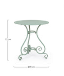 Tavolo da Giardino Ø70x72h cm Etienne Frosty