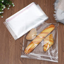 Set 100 Buste Trasparenti 30x44 cm in Plastica Cellophane Autoadesive