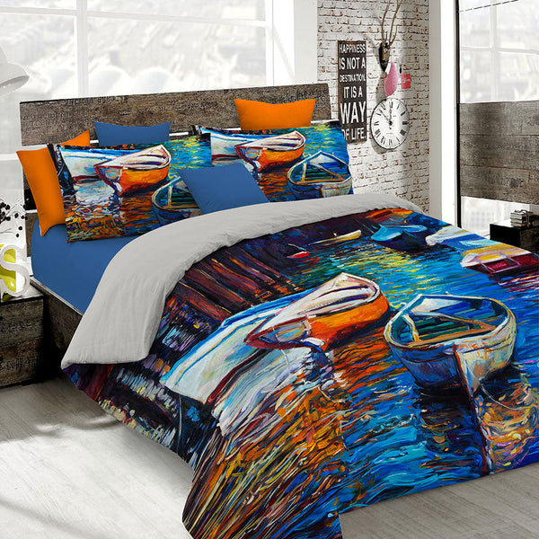 online Copripiumino con stampa sul Sacco e Federe Matrimoniale