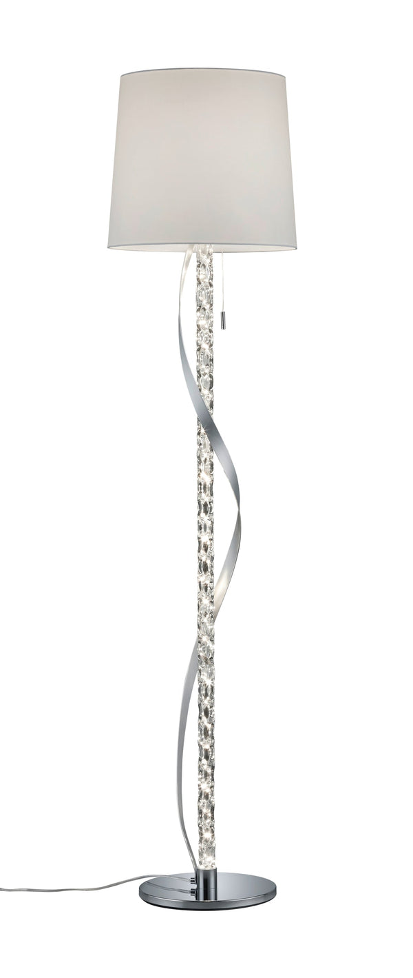 Piantana da Interno a led in Metallo Cromo sconto