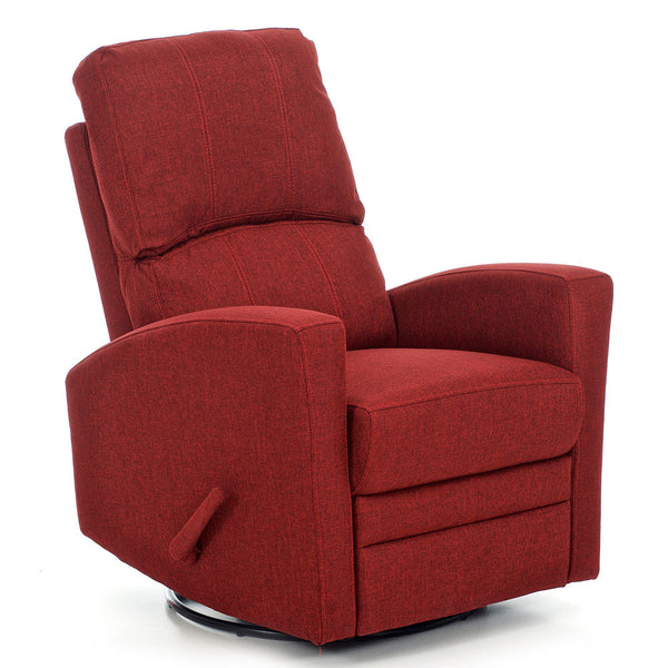 acquista Poltrona Relax da Allattamento Reclinabile Manuale in Tessuto Mamy Rossa