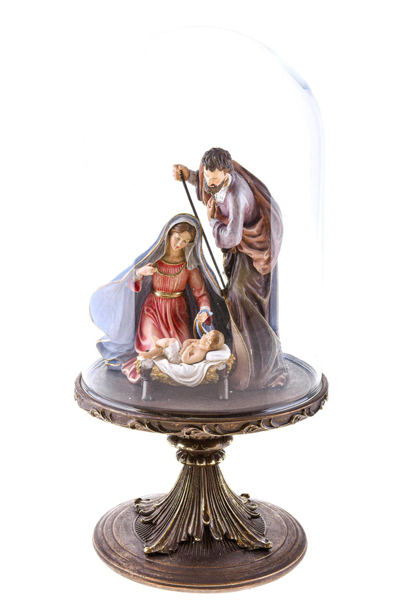 Natività con Cover H35 cm in Resina e Vetro sconto