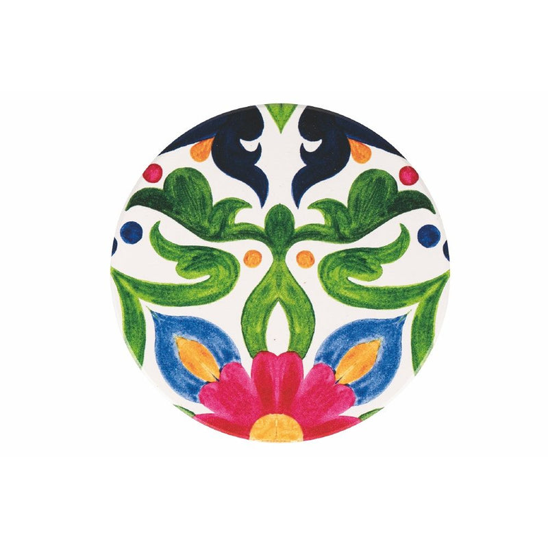 Set 6 Sottobicchieri Ø10x0,5 cm  in Ceramica VdE Tivoli 1996 Naxos