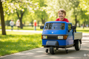 Macchina Elettrica per Bambini Licenza Piaggio Apecar 12V Blu