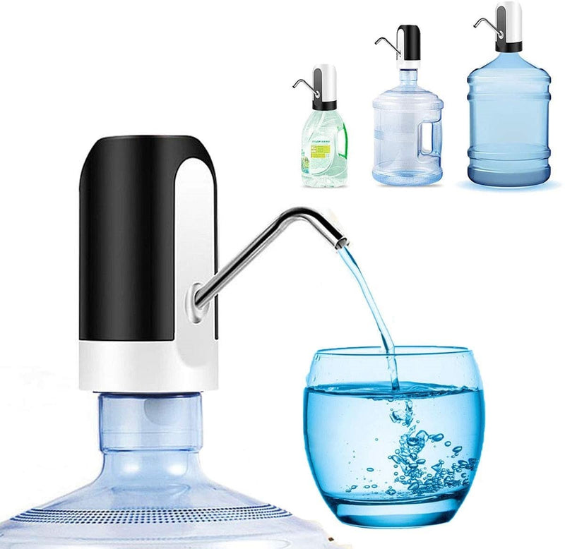 Dispenser Automatico Ricaricabile USB per Acqua Pompa Portatile per Bottiglie