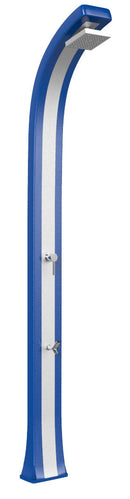 Doccia da Giardino Miscelatore e Lavapiedi Arkema Spring Plus Fascia Inox Blu