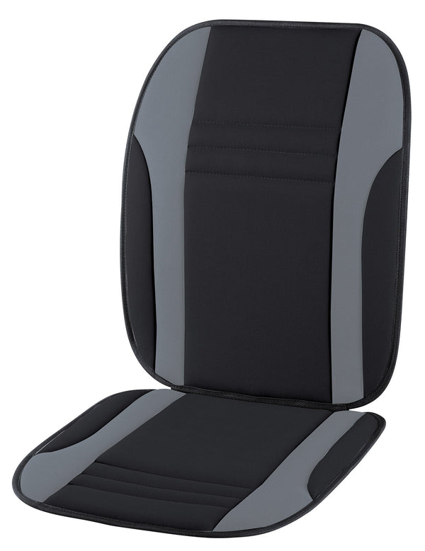 Coprisedile Anteriore Singolo 104x44 cm per Auto Universale Nero e Grigio acquista