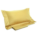 Copripiumino Matrimoniale con Lenzuola e Federe Mitera Rubino Giallo Ocra 