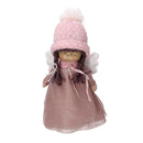 Angelo tessuto rosa cm 17x13xh28