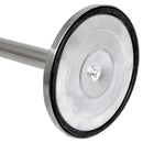 Colonnina Tendinastro 3 metri in Acciaio Inox Spazzolato Ø36x101 cm Nastro Blu