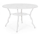 Tavolo da Giardino Ø110x71,5h cm Victoria Bianco