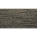 Set 12 Pannelli Decorativi Area 8,6 mq 120x60x2,5 cm Rivestimento Murale Effetto Mattoni in Pietra 3D in PU Grigio Ardesia