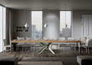 Tavolo Allungabile 130-390x90x77 cm Volantis Premium Quercia Natura Telaio 4A 