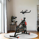 Cyclette Volano da 10kg 47x120x104,5-117 cm con Schermo LCD e Resistenza Magnetica