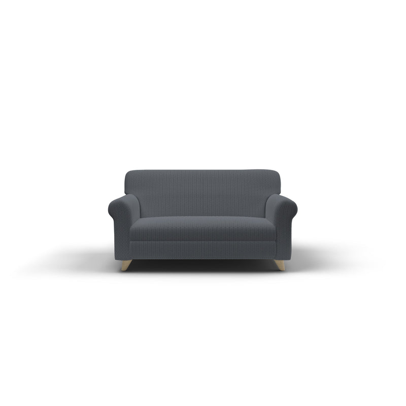 Copridivano Elasticizzato in Poliestere e Cotone Fashionable Grigio Scuro