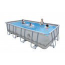 Piscina Fuori Terra Rettangolare 549x305x122cm Jilong Grigia