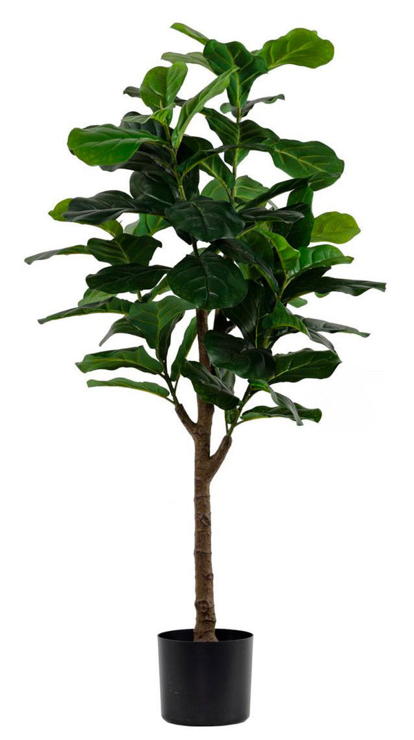 Pianta artificiale Ficus Lyrata H125 cm con Vaso Verde online