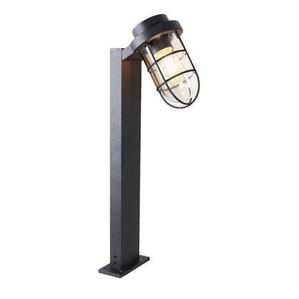 Lampada Palo da Giardino E27 40W in Alluminio Sovil Nero sconto