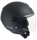 Casco Jet per Scooter Visiera Lunga CGM Florence 107A Nero Opaco XS - (53-54 cm)