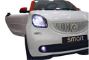 Macchina Elettrica per Bambini 12V Smart Fortwo Cabrio Bianca