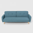 Divano Letto Clic Clac 186x85x80 cm in Tessuto Blu