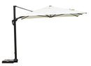Ombrellone Decentrato da Giardino 3x3m Tennessee in Alluminio e Poliestere Ecrù