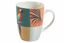 Set 6 Tazzine Caffè 100 ml in Porcellana Villa d'Este Home Tivoli Parrot Groove