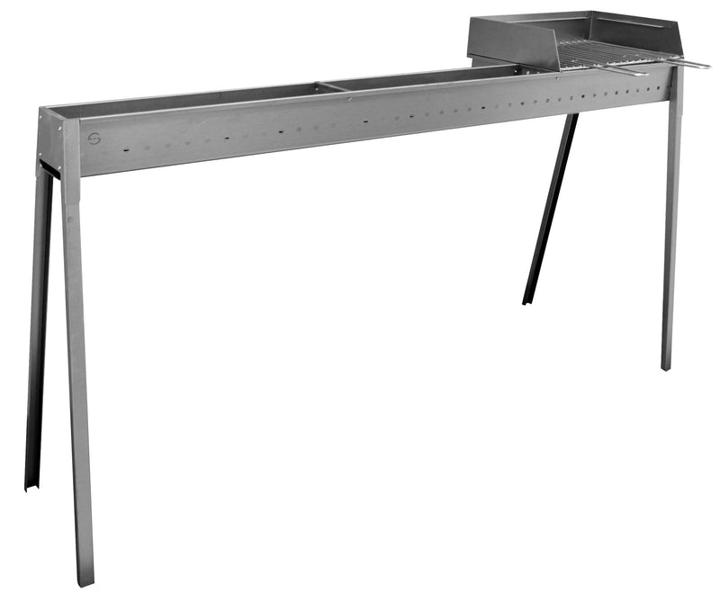 Cuoci Arrosticini a Carbone 140 cm con Barbecue Lisa Luxury Torino Grill 100+40