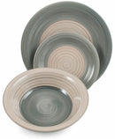 Servizio Piatti 18 Pezzi in Stoneware Soriani California Multicolor