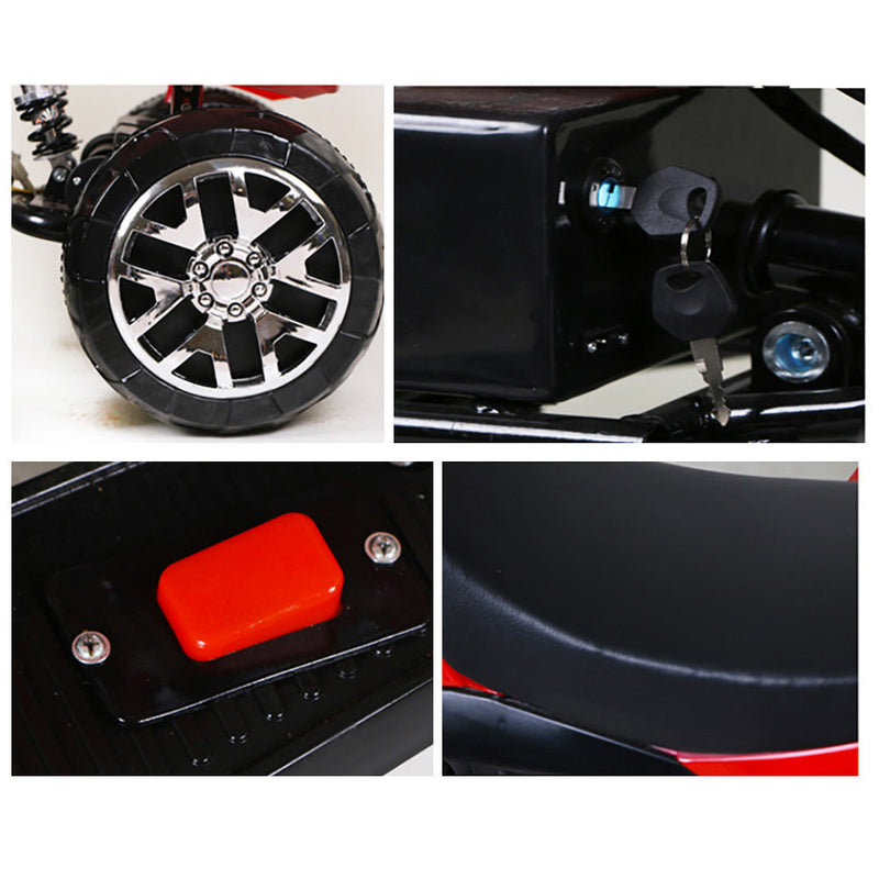 Quad Elettrico per Bambini 12V Kidfun Rosso