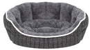 Cuccia per Cani e Gatti 59x53x18 cm in Poliestere Scotland Grigio Scuro