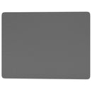 Tappetino per Sedia Ufficio Salvapavimento 120x90 cm in Plastica Nera Trasparente   