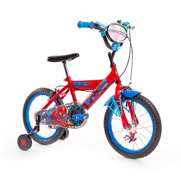 Bicicletta per Bambino 16” 2 Freni con Licenza Marvel Spiderman Blu sconto