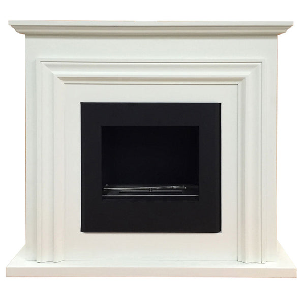 online Camino a Bioetanolo da Terra 91x32x86 cm Struttura in Legno Bianco