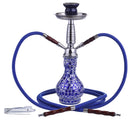 Narghilè 2 Tubi H38 cm con Pinza Carbone