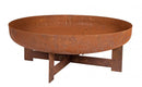 Braciere da Giardino Ø70x26h cm Efesto Ruggine 