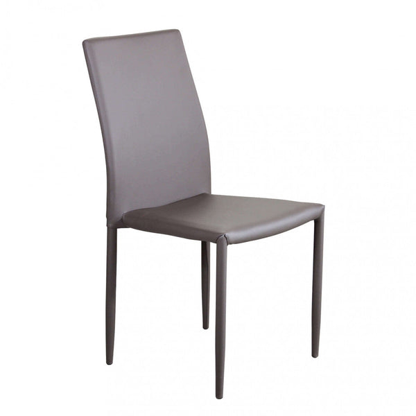 Sedia Cammie 41x50x91 h cm in Similpelle Marrone acquista