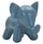 Sgabello Elephant Blu 86x46x56 cm in Polietilene Blu
