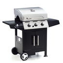 Barbecue a Gas GPL Pietra Lavica 3 Fuochi 15kW con Fornello Laterale Sochef Golosone 3
