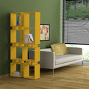 Libreria bifacciale 79x166,5 cm Rail mostarda 