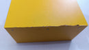 Set 3 Mensole da Parete 60-50-40x15,5x8 cm in Fibra di Legno Calamita Giallo Canarino Seconda Scelta