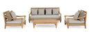 Divano Letto da Esterno Daybed 190x112x81h cm con Cuscini Bali Natural Fsc