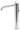 Rubinetto Miscelatore Monocomando Lavabo Alto in Acciaio Inox Maniglia Neve